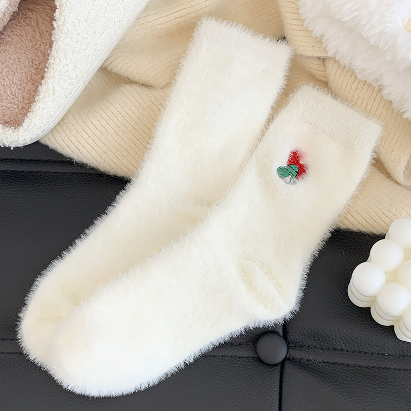 Women's Mink Fur Christmas Stockings MRC Store  16.00
