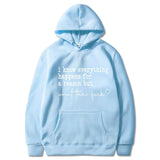 Printed Pullover Hoodie My Store  21.18