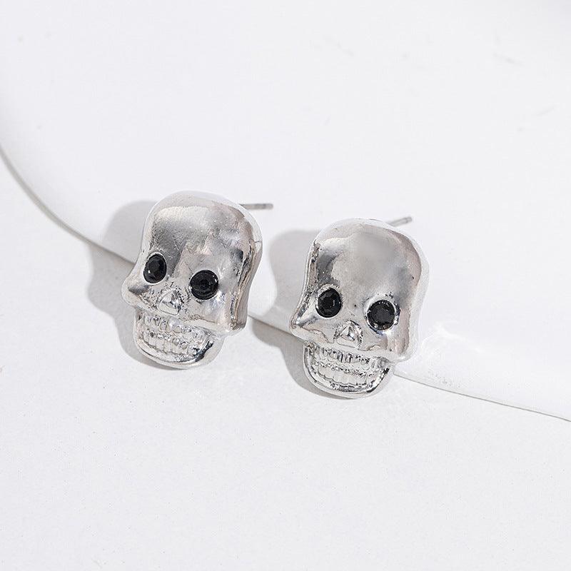 Halloween Skull Stud Earrings – Spooky Style for Women My Store  6.05