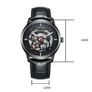 Cadisen 8161 Luxury Men's Mechanical Watch – Luminous Automatic Skeleton with Leather Band - MRC STOREAccessoriesMy StoreCadisen 8161 Luxury Men's Mechanical Watch – Luminous Automatic Skeleton with Leather Band My StoreMRC STORECJZBNSJX00637 - Rose shell black surfaceRose shell black surface