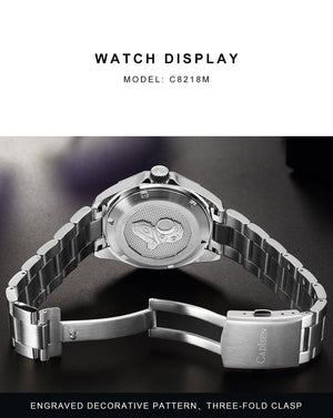 Cadisen C8218M Men’s Mechanical Watch – NH35 Automatic, 200M Waterproof - MRC STOREAccessoriesMy StoreCADISEN Model C8218M new top brand sports men mechanical watches luxury automatic NH35 watch men's stainless steel 200M waterproof watch - MRC STOREMRC STORECJJX206994802BYWhite Shell And White Surface