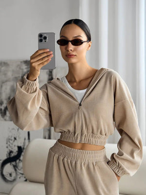 Cardigan Sweater - Hooded Elastic Fit - MRC STOREsetMRC STOREWomen’s Cardigan Sweater - Hooded Elastic Fit My Store  40.11MRC STORECJLS242905215OLApricotL