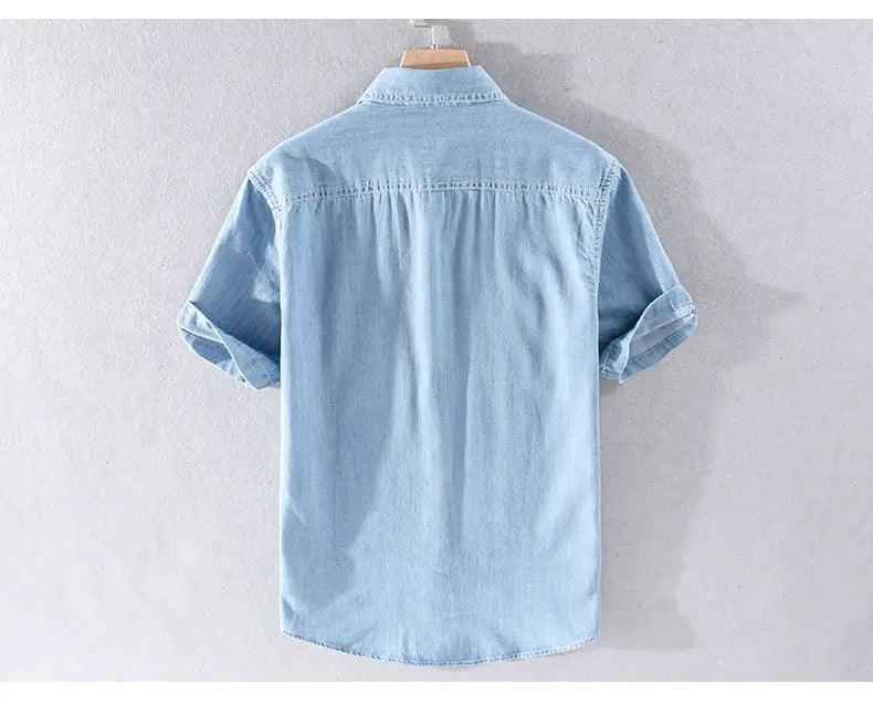 Casual Denim Shirt - MRC STOREshirtMy StoreCasual Denim ShirtMRC STORECJDS199949009IRDark Blue2XL
