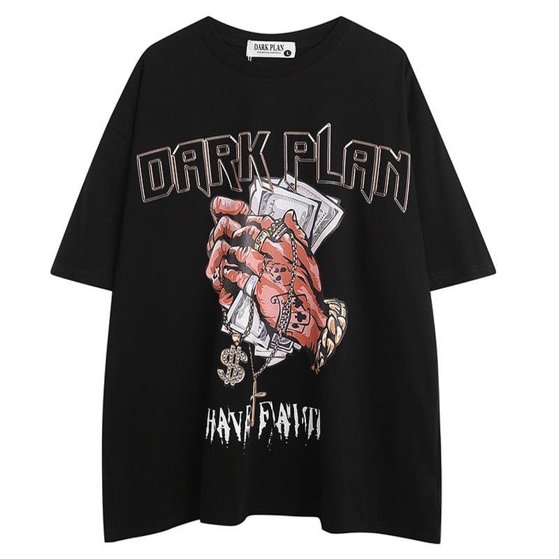 Casual Hip Hop Crew Neck Half - Sleeve T-Shirt – Cartoon Print Cotton Pullover - MRC STORET-ShirtsMy StoreCasual Hip Hop Crew Neck Half - Sleeve T-Shirt – Cartoon Print Cotton Pullover - MRC STOREMRC STORECJYH225560136JQBlack Cotton3XL