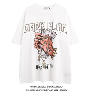 Casual Hip Hop Crew Neck Half - Sleeve T-Shirt – Cartoon Print Cotton Pullover - MRC STORET-ShirtsMy StoreCasual Hip Hop Crew Neck Half - Sleeve T-Shirt – Cartoon Print Cotton Pullover - MRC STOREMRC STORECJYH225560126ZAWhite Pure Cotton3XL