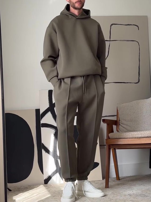 Casual Hooded Sweatshirt Elastic Waist Pants Set - MRC STOREsetMRC STOREMen’s Casual Hooded Sweatshirt & Elastic Waist Pants Set My Store MRC STORECJMS246379705EVAS Show2XL