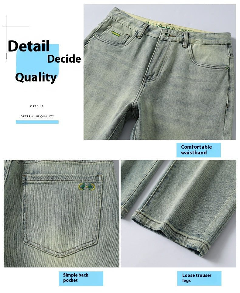 Casual Jeans Men - Retro Micro Ha Pencil Pants - MRC STOREjeansMy StoreCasual Jeans Men - Retro Micro Ha Pencil PantsMRC STORECJXX228311401AZSea Sky Blue28