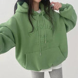 Casual Lettered Hoodie - MRC STORETopMy StoreCasual Lettered Hoodie - MRC STOREMRC STORECJWY204638218RIGreen With Fleece LiningL