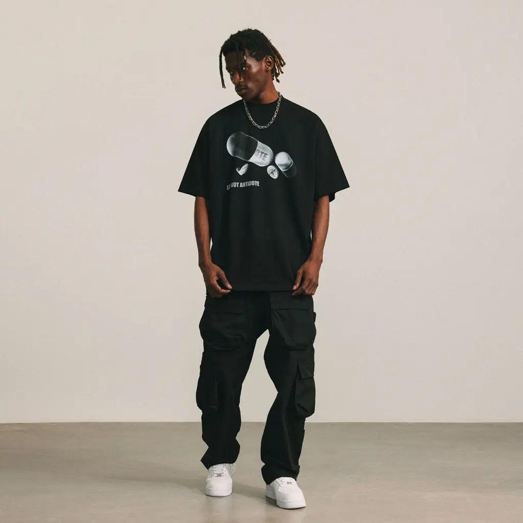 Casual Printed Short Sleeve Top - MRC STORETopMy StoreCasual Printed Short Sleeve Top - MRC STOREMRC STORECJYH156246803CXBlackL