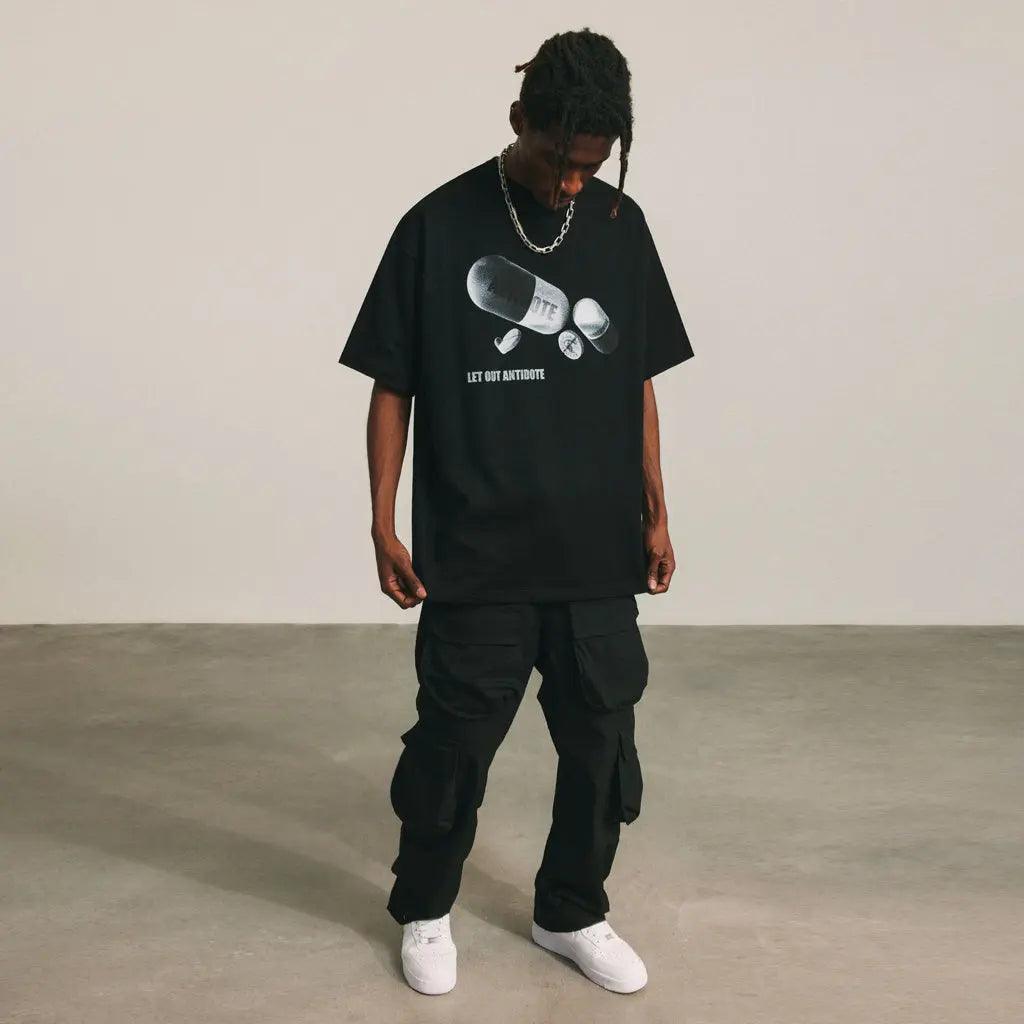 Casual Printed Short Sleeve Top - MRC STORETopMy StoreCasual Printed Short Sleeve Top - MRC STOREMRC STORECJYH156246803CXBlackL