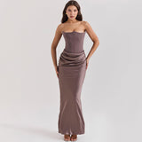 Elegant Fishbone Velvet Gown My Store  35.04