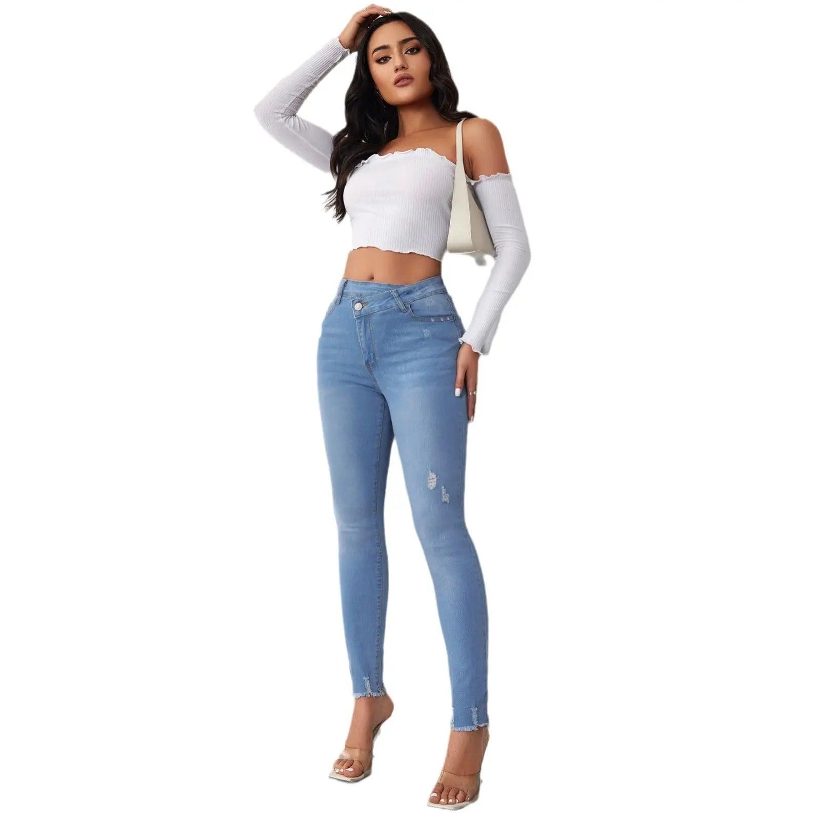 High Waist Slimming Jeans - MRC STORE