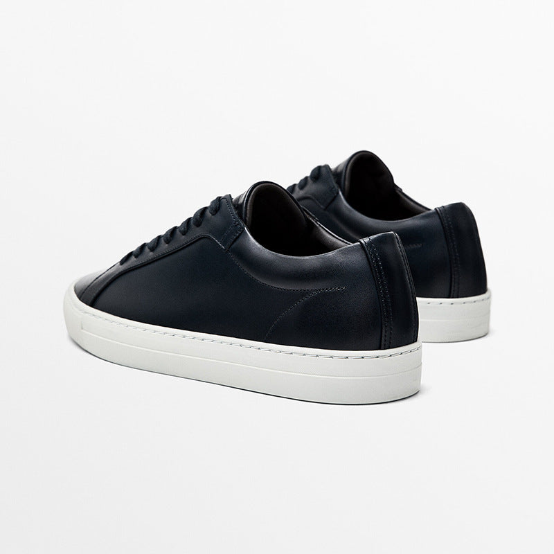 Lace-Up Leather Casual Sneakers MRC STORE 