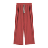 Men’s Wide-Leg Pants - Draping Casual Trousers My Store  29.10