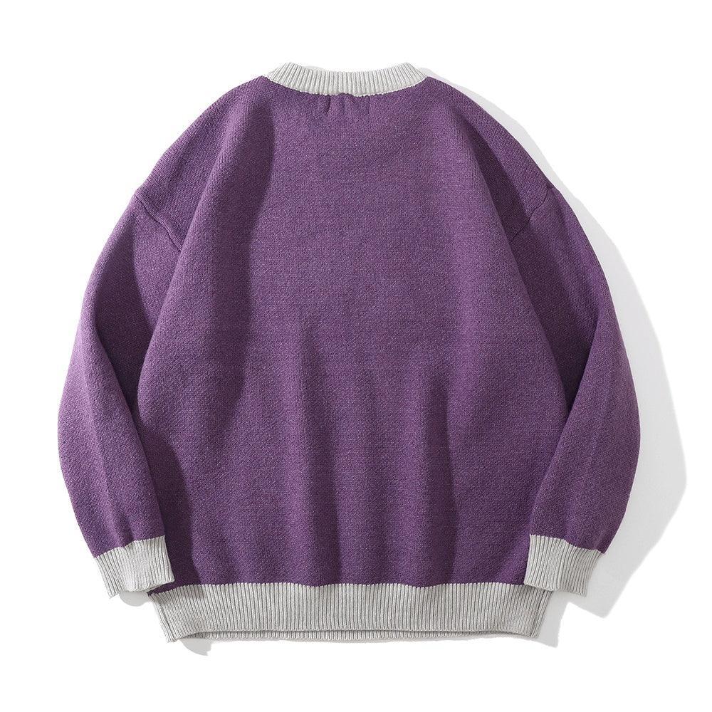 Character Jacquard Sweater – High Street Fashion Statement - MRC STORESweaters & HoodiesMy StoreCharacter Jacquard Sweater – High Street Fashion Statement - MRC STOREMRC STORECJMS141889508HSPurpleL