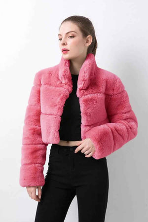 Chic Faux Fur jacket - MRC STOREtopMy StoreChic Faux Fur jacketMRC STORECJYD210212524XCBlueL