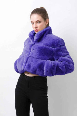 Chic Faux Fur jacket - MRC STOREtopMy StoreChic Faux Fur jacketMRC STORECJYD210212531EVGrayL