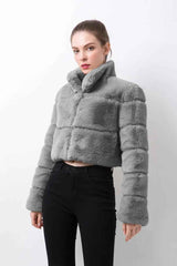 Chic Faux Fur jacket - MRC STOREtopMy StoreChic Faux Fur jacketMRC STORECJYD210212531EVGrayL