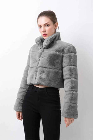 Chic Faux Fur jacket - MRC STOREtopMy StoreChic Faux Fur jacketMRC STORECJYD210212531EVGrayL