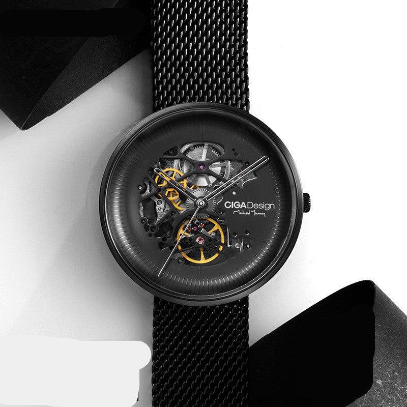 CIGA Design Mechanical Watch – 45mm Stainless Steel Automatic Timepiece with Seagull Movement - MRC STOREAccessoriesMy StoreCIGA Design Mechanical Watch – 45mm Stainless Steel Automatic Timepiece with Seagull MovementMRC STORECJZBNSSY01988 - BlackBlack