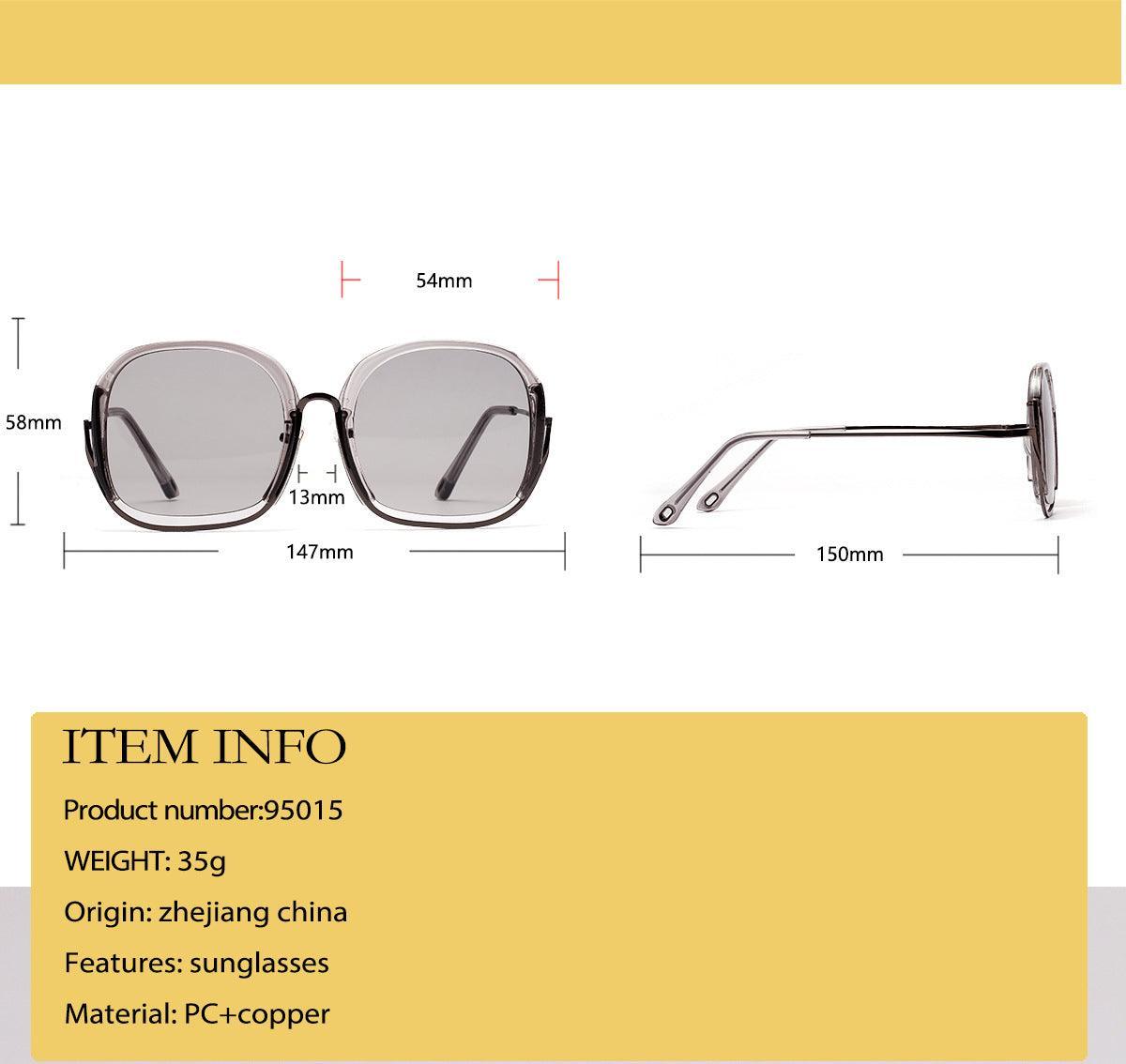 Colorful Fashionable Large Half - Frame Sunglasses – UV400 Protection - MRC STOREAccessoriesMy StoreColorful Fashionable Large Half - Frame Sunglasses – UV400 Protection - MRC STOREMRC STORECJYJ162042102BYLight tea