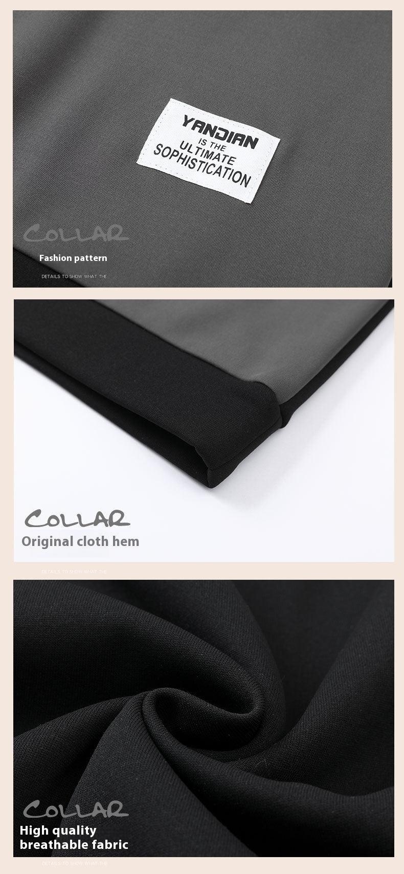 Composite Stitching Contrast Color Sweatshirt - MRC STORETopMy StoreComposite Stitching Contrast Color Sweatshirt - MRC STOREMRC STORECJWY210429318RIGray And Blue2XL