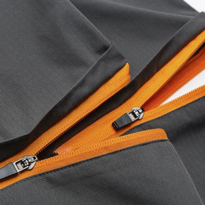 Contrast Color 3 - in - 1 Functional Sweater - MRC STORESweaters & HoodiesMRC StoreClose - up of a gray jacket with an orange zipperMRC STORECJWY231570404DWGray2XL