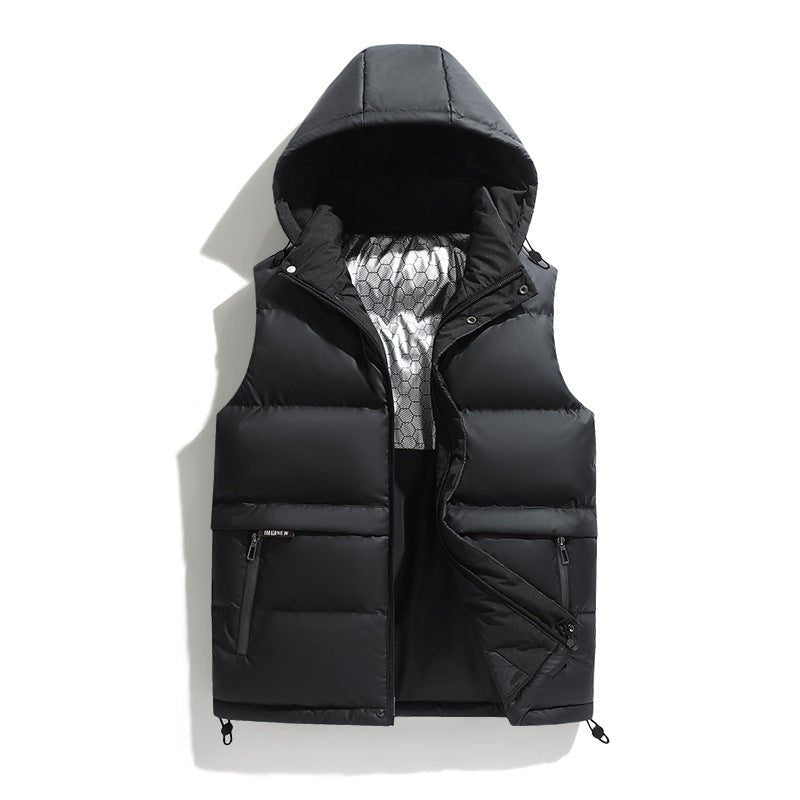 Corduroy Hooded Warm Vest - MRC STOREJacketsMRC STORECorduroy Hooded Warm Vest MRC STORE  40.00MRC STORECJYD255136707GTBlackL