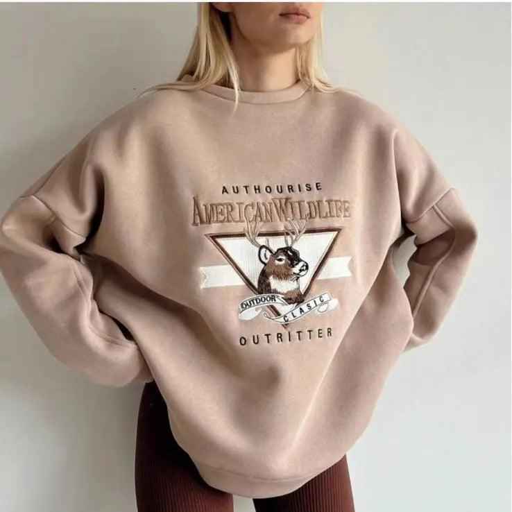 Cozy Deer Sweater - MRC STORESweaters & HoodiesMy StoreCozy Deer SweaterMRC STORECJWY201955205EVKhakiL