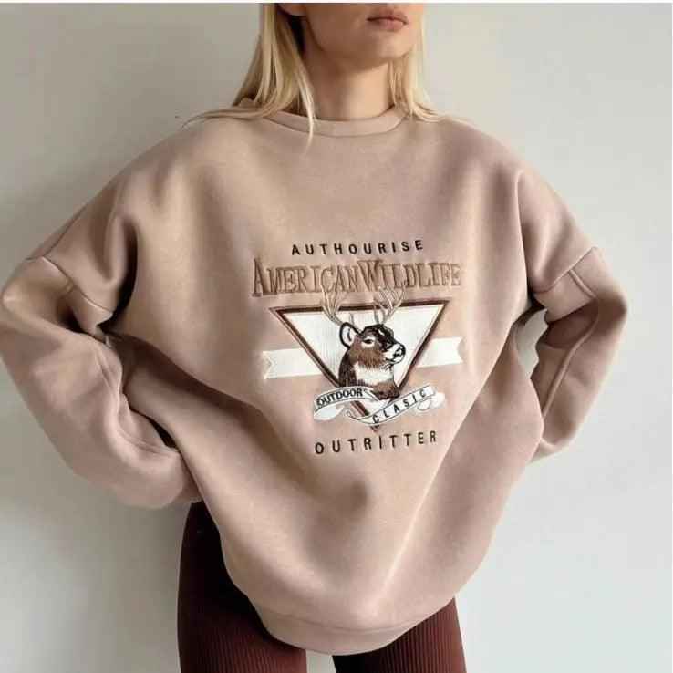 Cozy Deer Sweater - MRC STORESweaters & HoodiesMy StoreCozy Deer SweaterMRC STORECJWY201955205EVKhakiL