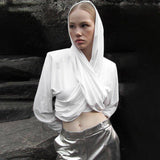 Cross - Tied Long Sleeve Top – Slim Fit, Ultra - Short - MRC STORETopMy StoreNew Fashion Long Sleeve Cross Tied Top – Slim Fit Ultra - Short Streetwear Pullover - MRC STOREMRC STORECJCS225293306FUWhiteL