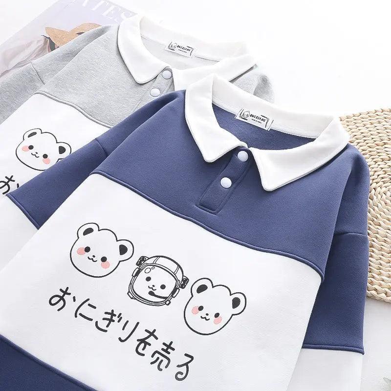 Cute Embroidered Winter Sweater - MRC STORETopMy StoreCute Embroidered Winter Sweater - MRC STOREMRC STORECJWY204778801AZGrayFree Size