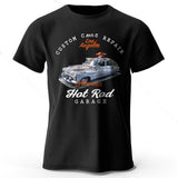 Unisex Car Club T-Shirt - Patch Print Casual My Store  22.24