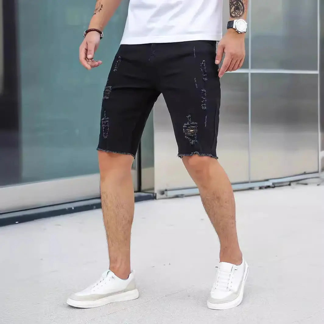 Slim Fit Denim jean Shorts My Store 