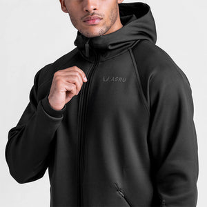 Loose Fit Cotton Hoodie with Zipper and Hood – Available in White, Gray, and Black My Store 