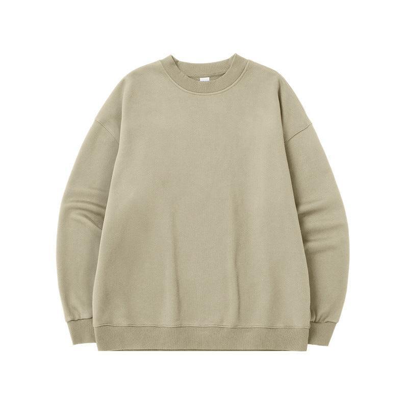 Fleece-lined Loose Casual Sweater - MRC STORE
