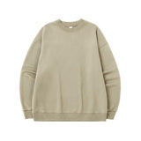Fleece-lined Loose Casual Sweater - MRC STORE