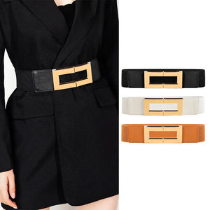 Elastic Wide Belt Multi Color My Store 