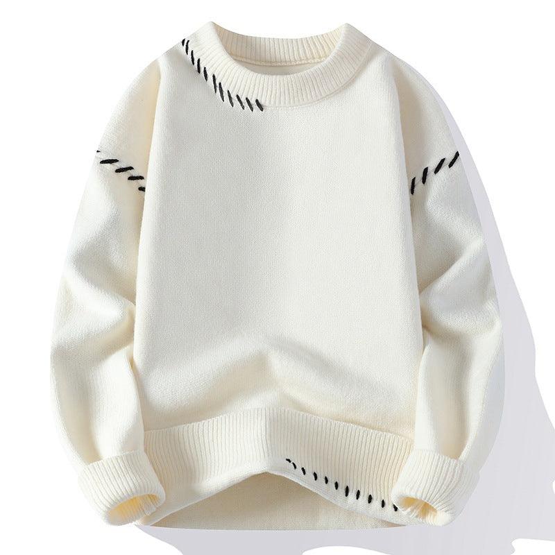 Round Neck Loose Sweater for Autumn and Winter My Store 