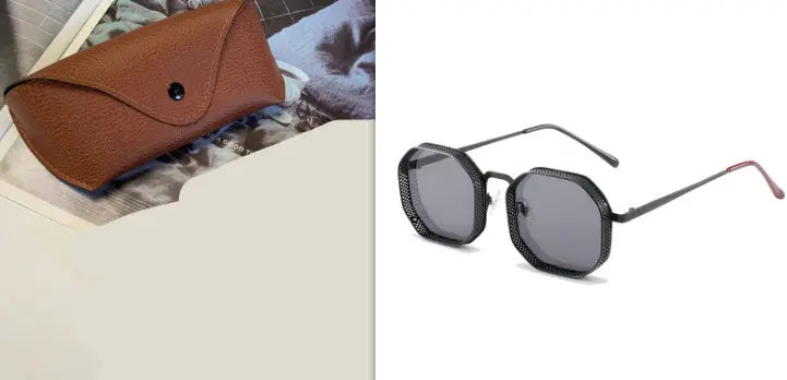 Stylish Metal Box Sunglasses for Men and Women My Store  22.26