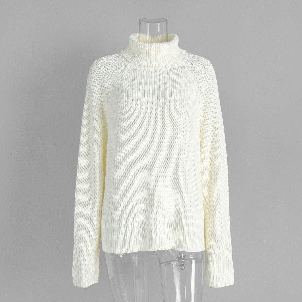 Women’s White Pullover Loose Sweater My Store  45.00