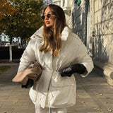 Slim-Fit Cottonpadded Drawstring Waisttight Jacket MRC STORE  65.00