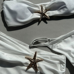 Women’s Split Swimsuit - Solid Color Three-Piece My Store 