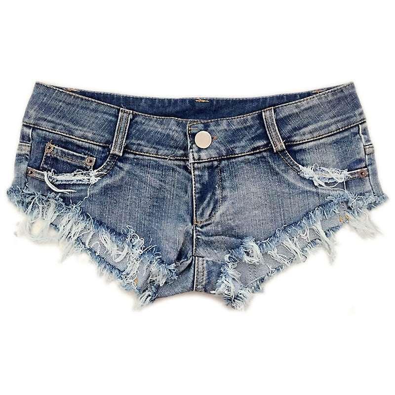 Low Waist Denim Shorts - MRC STORE