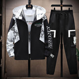 Fashion Casual Lapel Jacket & Cargo Pants Set - Street Style My Store  65.49