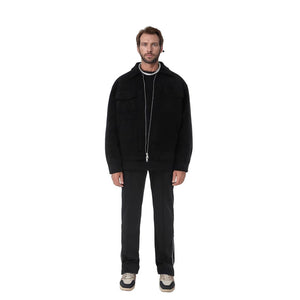 Men’s Fur Zipper Big Pocket Jacket Coat – Warm Winter Streetwear My Store 