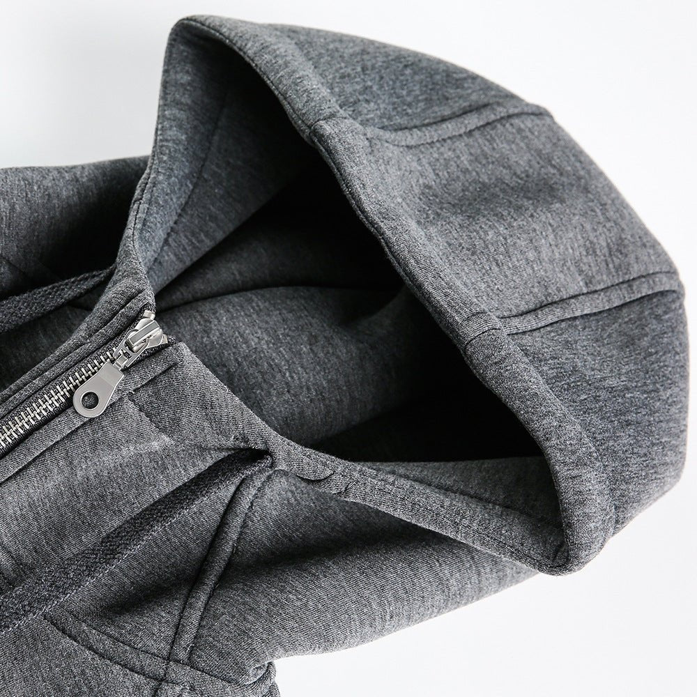 Deconstructed Spliced Hooded Cardigan Sweater - MRC STOREHoodieMRC STOREDeconstructed Spliced Hooded Cardigan Sweater - MRCSTOREMRC STORECJWY258473507GTBlackL