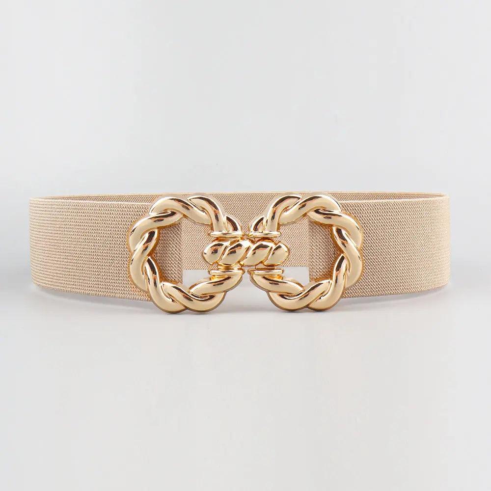 Decoration Round Metal Button down Belt - MRC STOREAccessoriesMy StoreDecoration Round Metal Button down Belt - MRC STOREMRC STORECJYD1684278-KhakiKhaki