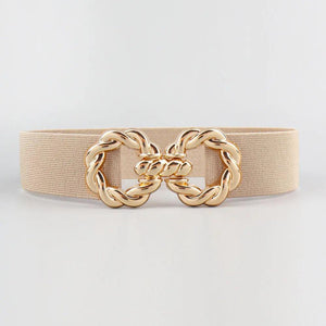 Decoration Round Metal Button down Belt - MRC STOREAccessoriesMy StoreDecoration Round Metal Button down Belt - MRC STOREMRC STORECJYD1684278-KhakiKhaki