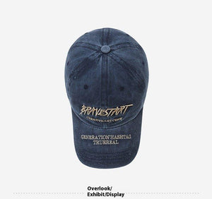 Distressed Baseball Cap – Embroidered Cotton - MRC STOREAccessoriesMy StoreFaded Washed Distressed Baseball Cap –Unisex Cap Embroidered Letters, Adjustable Cotton Cap for All Seasons - MRC STOREMRC STORECJBQ210560902BYPurplish BlueFree Size Adjustable
